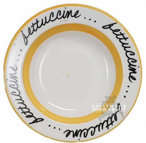 9" FETTUCCINE CERAMIC PLATE
