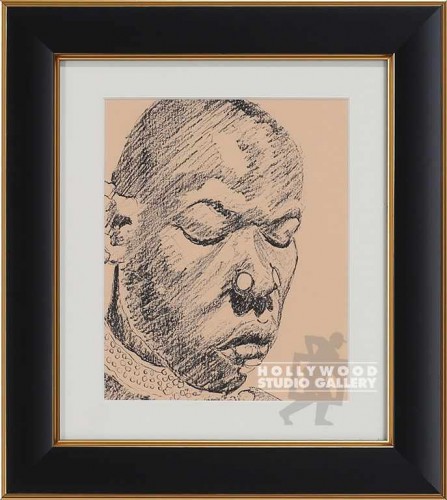 10x9 Williams/Ethnic Head Sketch