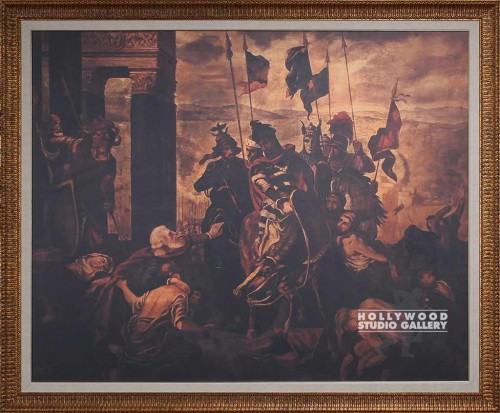 68x56 Lrge Crusader Oil/Gold Frame