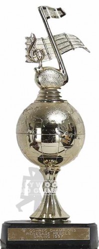 11" MUSIC NOTE TROPHY