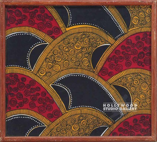 21x19 Framed African Cloth