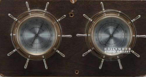 11x6 DBL BAROMETER/SILVR WD