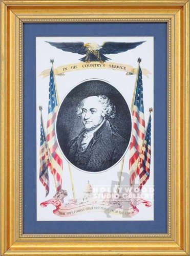 24x18 Gld Frm/In His Country`s Svc