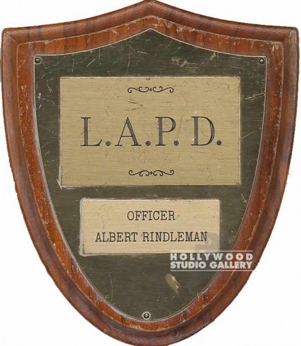 6x6 Police Dept. Wood Wall Plaque