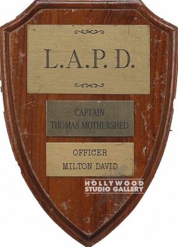 7x5 Police Award Wood Wall Plaque