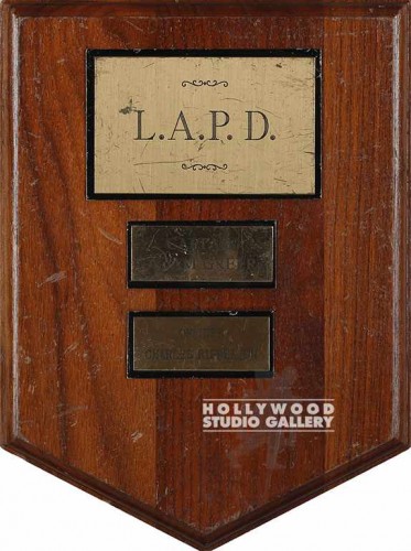 10x8 Police Dept. Wood Waal Plaque