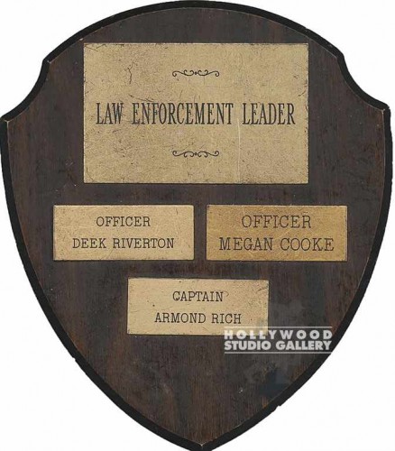 8x7 Police Wood Plaque Law Leader
