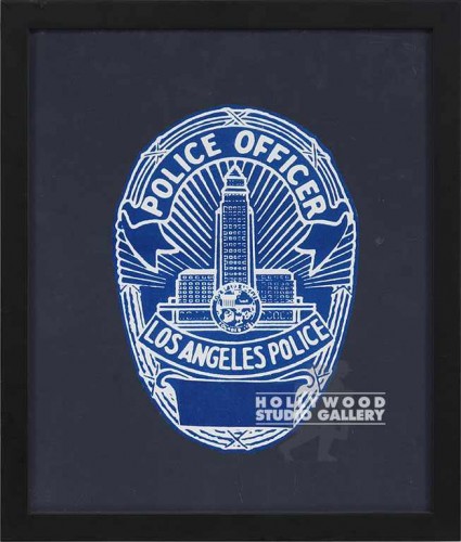 14x12 LAPD Badge/Framed