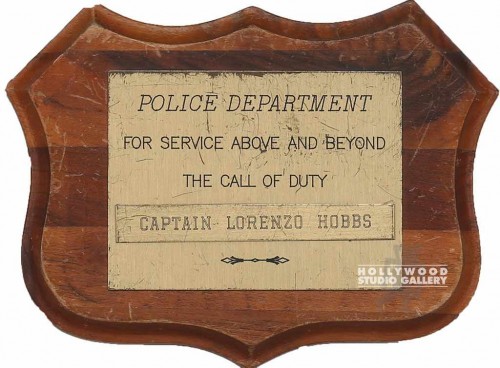 5x7 Police Dept. Wood Wall Plaque