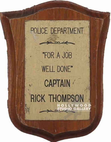 5x4 Police Well Done Award Wd Plaq