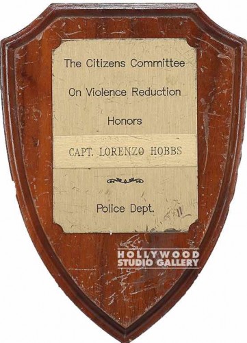 7x5 Police Honors Wood Wall Plaque