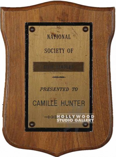 8x6 National Society Wood Wall Plaq