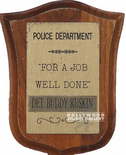 5x4 Police Dept. Award Wood Plaque