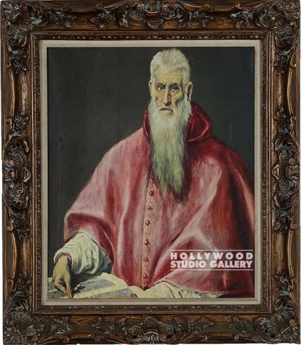32x28 El Greco/St.Jerome Portrait