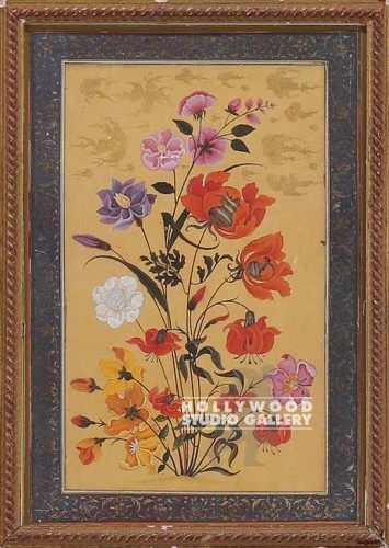14x10 Khan Hindu Floral/Gold
