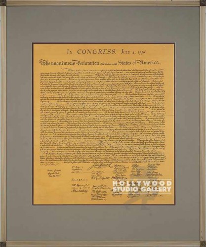 40x34 Declaration Of Independence