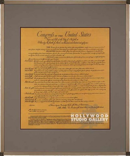 40x34 Congress Of The US/Framed