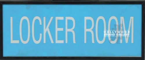 Locker Room Sign