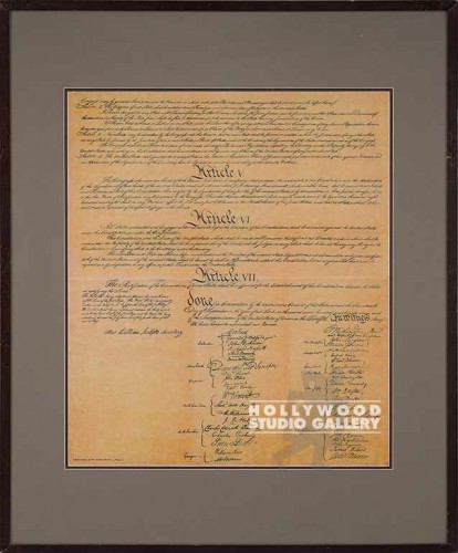40X33 ARTICLES/DOCUMENT/BRWN FRM