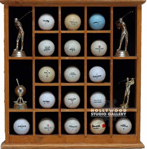 15x14 Golf Ball/Trophy Wood Cabinet