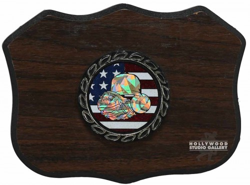 5x7 USA BASEBALL METAL Plaque