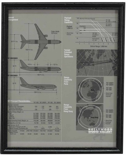 11X9 B/W AIRPLANE ARRANGEMENT