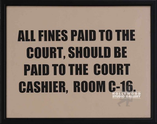 12X15 ALL FINES PAID TO THE COURT`