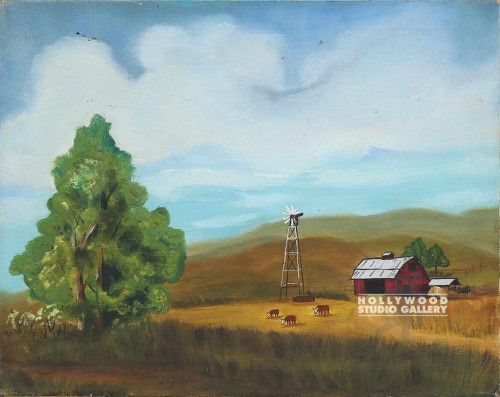 16X20 UNFRAMRD CANVAS OUTDOOR SCN.