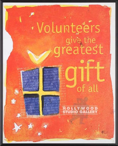 16X20 VOLUNTEERS GIVE GREATEST GIFT