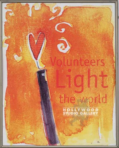 16X20 VOLUNTEERS LIGHT THE WORLD