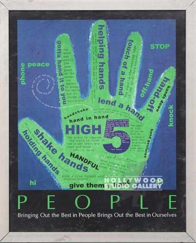 16X20 Framed/ PEOPLE POSTERInsp.