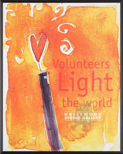 16X20 VOLUNTEERS LIGHT THE WORLD