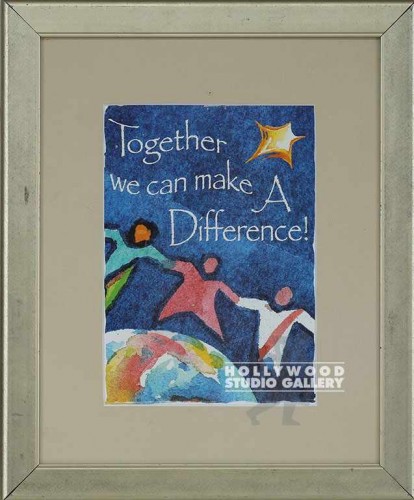 12x10 FRAMED MOTIVATIONAL TOGETHER POSTER