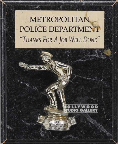 10X8METRO POLICE DEPT./JOB.. PLAQUE