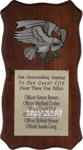 14X8OUTSTANDING SERV./POLICE PLAQUE