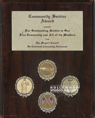 15X12COMMUNITY SERVICE AWARD PLAQUE