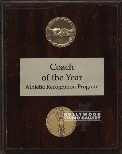 10X8 COACH OF THE YEAR PLAQUE