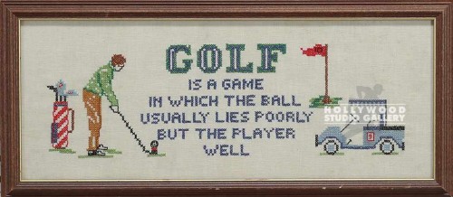 9x21 Golf Is A Game/Wdn Frm