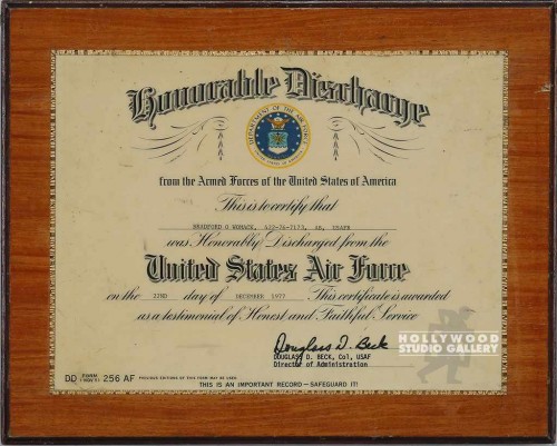 11x13 Honorable Discharge Plaque