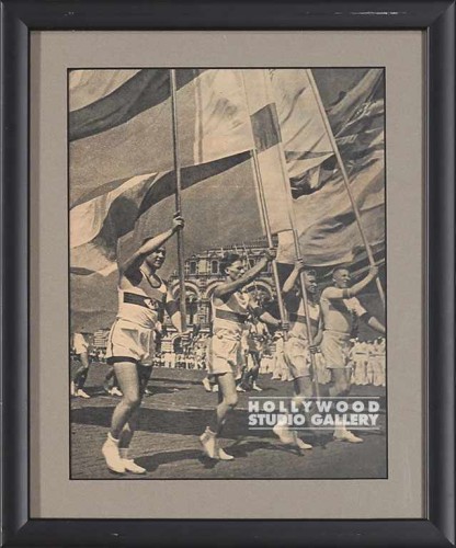 11x9 Vintage Parade Flags Photo