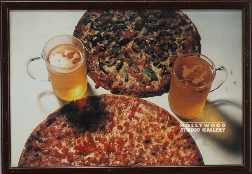 16x11 Pizzas-N-Mugs Of Beer/Framed