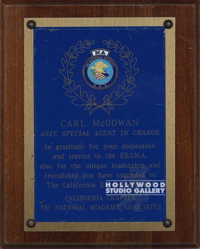 10x8 Wd Plaque/FBI/Andrew Pritchett