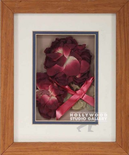 ROSES/LIFTED DBL MAT/LT WOOD,