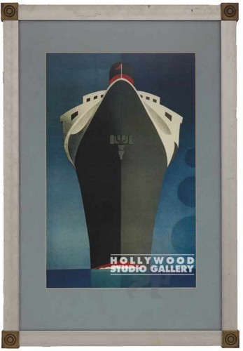 20X17RF OCEAN LINER LASER/FRAMED