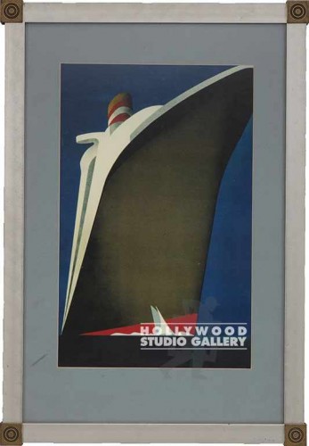 20X17 RF OCEAN LINER LASER/FRAMED