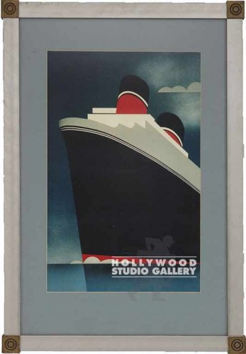 20X17 RF OCEAN LINER LASER/FRAMED