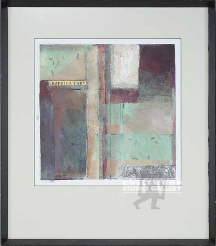 33X28 SOKOL-HOHNE "18" ABSTRACT/BLK