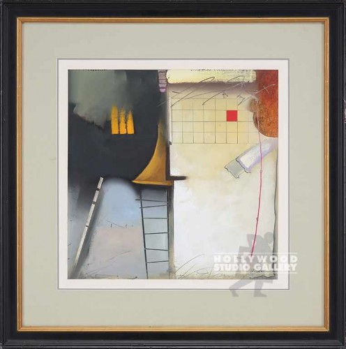 33X33 HOCKMAN SQ.ABSTRACT/ 2" BLACK