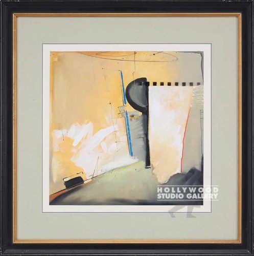 33X33 HOCKMAN SQ.ABSTRACT/ 2" BLACK