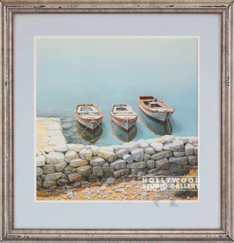 18x17 Mihanovic Boat Scene
